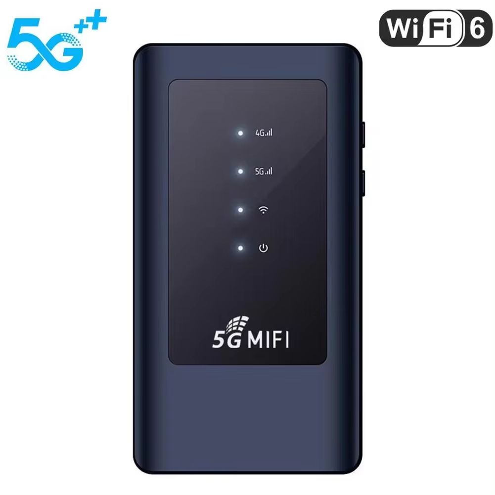 5G Mobile WIFI Router 433Mbps WiFi5 Wireless Router 4400mA Portable Pocket 5G MiFi Modem Mobile Wifi Hotspot W/ Sim Card Slot