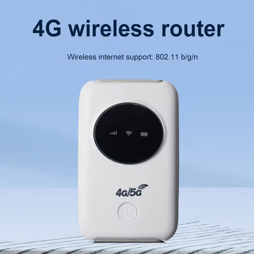 Portable 4G Wireless Router 3200mAh Mobile Broadband Pocket Hotspot 150Mbps Wide Coverage with SIM Card Slot 10 WiFi Users