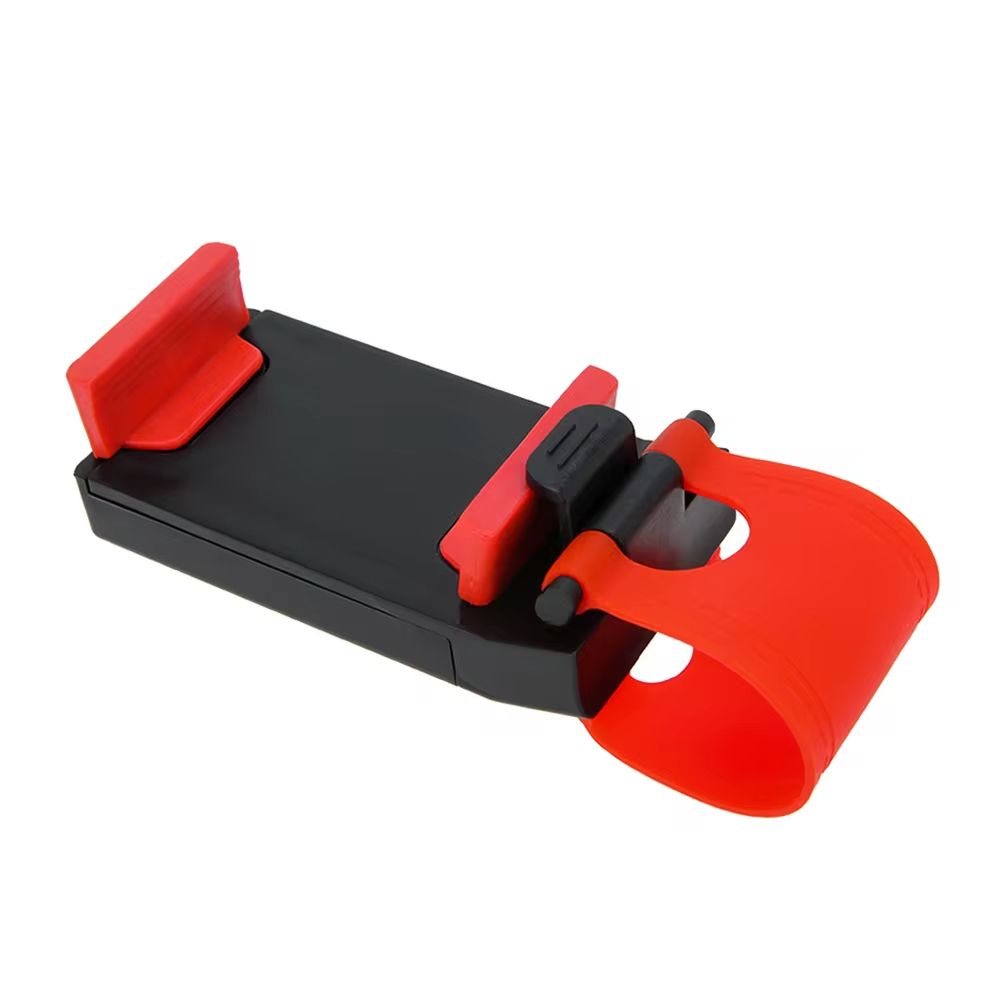 Universal Car Bracket Car Steering Wheel Phone Holder Clip Stand Elastic Buckle GPS Navigator Mount For Iphone Android