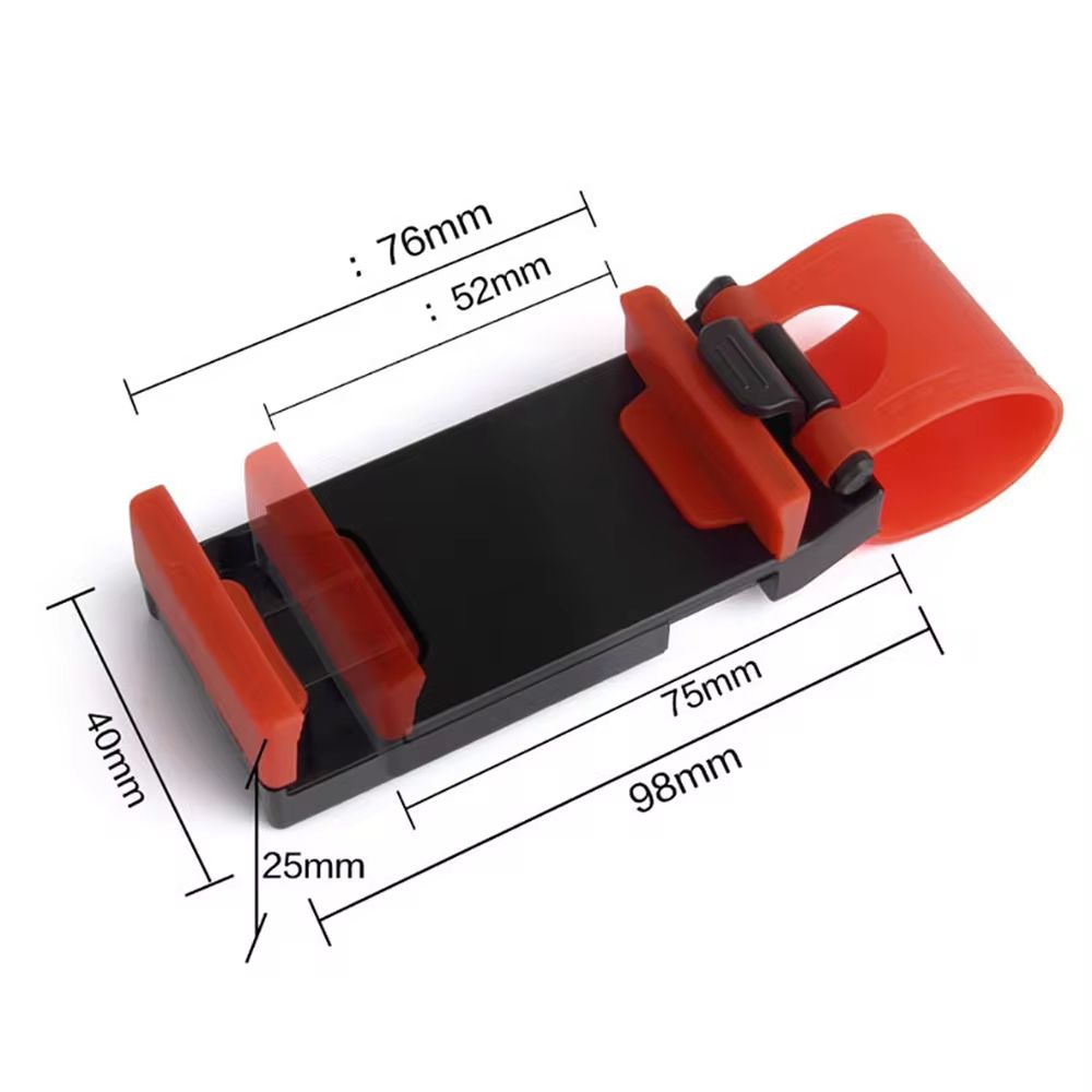 Universal Car Bracket Car Steering Wheel Phone Holder Clip Stand Elastic Buckle GPS Navigator Mount For Iphone Android