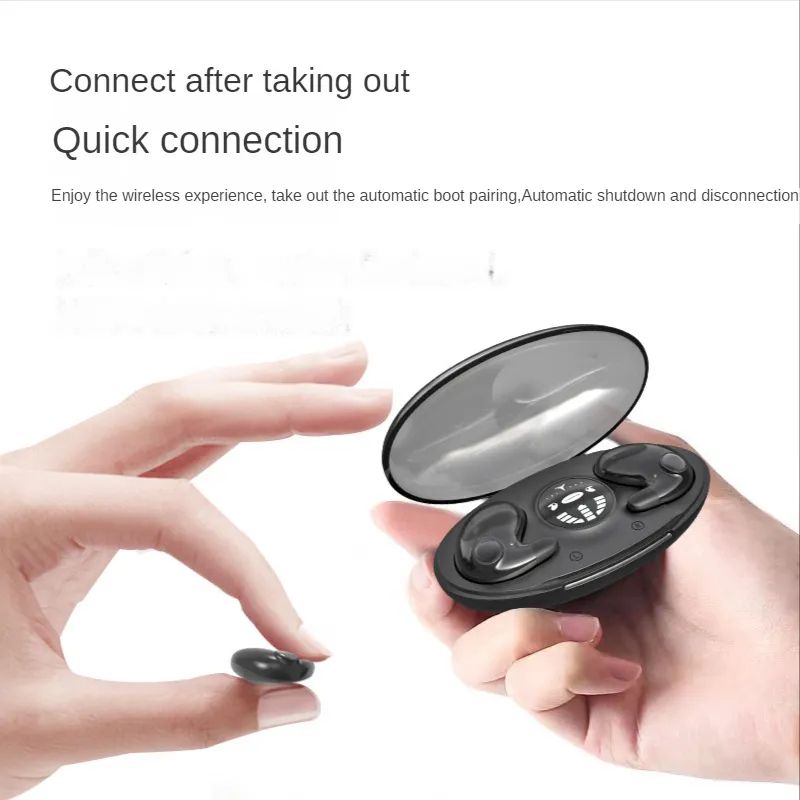 Invisible Sleep Wireless Earphone TWS Bluetooth 5.3 Earpods Hidden Earbuds IPX5 Waterproof Noise Reduction Sports Headset