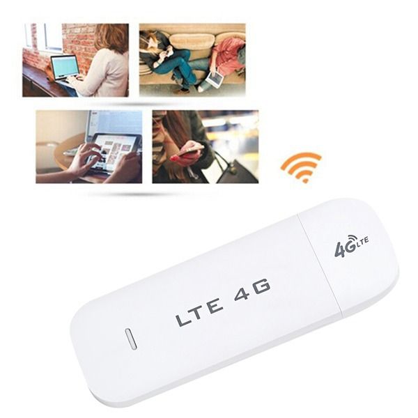 4G Wireless Router Portable 4G LTE USB Dongle 150Mbps High Speed Modem Stick with SIM Card Slot for Laptops Notebooks