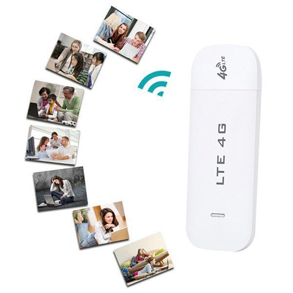 4G Wireless Router Portable 4G LTE USB Dongle 150Mbps High Speed Modem Stick with SIM Card Slot for Laptops Notebooks