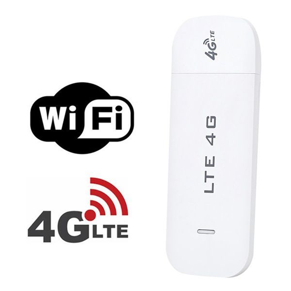 4G Wireless Router Portable 4G LTE USB Dongle 150Mbps High Speed Modem Stick with SIM Card Slot for Laptops Notebooks