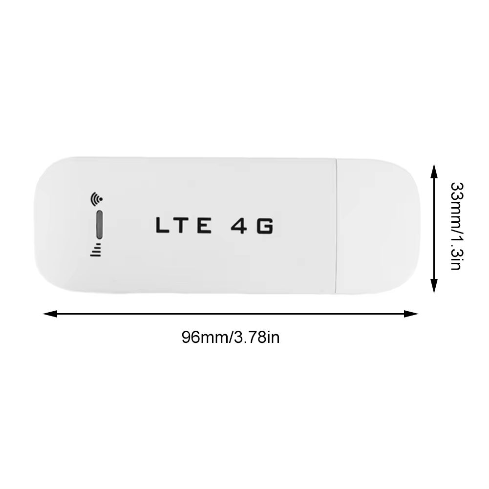 4G Wireless Router Portable 4G LTE USB Dongle 150Mbps High Speed Modem Stick with SIM Card Slot for Laptops Notebooks