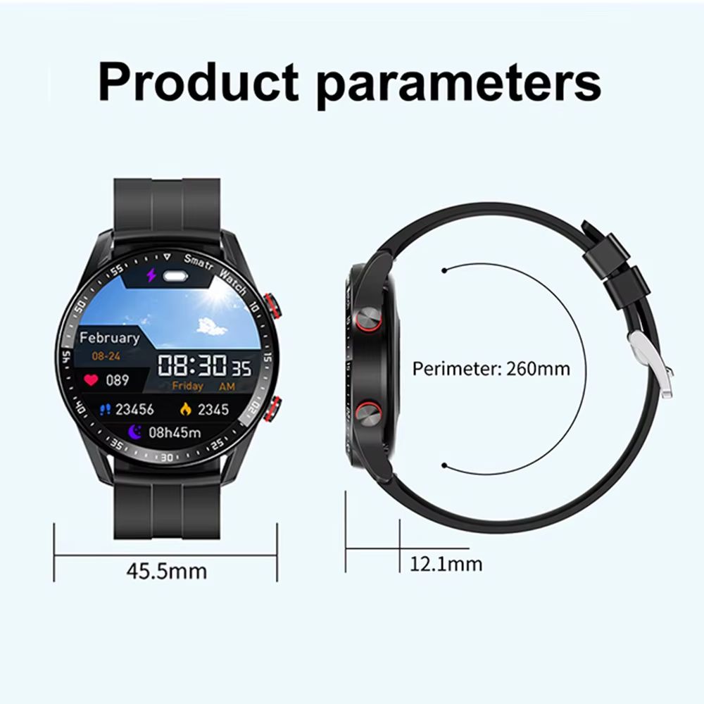 New 2024 ECG+PPG Smart Watch Bluetooth Call Music player Man Watch Sports Waterproof Luxury Smartwatch For Android ios