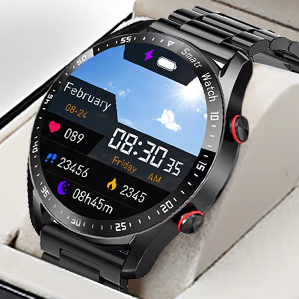 New 2024 ECG+PPG Smart Watch Bluetooth Call Music player Man Watch Sports Waterproof Luxury Smartwatch For Android ios