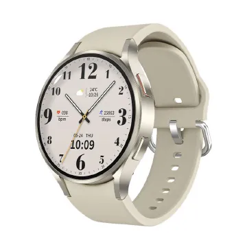 New For Samsung Galaxy Watch 6 Classic Smartwatch Men AMOLED HD Screen Voice Assistant Bluetooth Call NFC Smart Watch for Women Gray