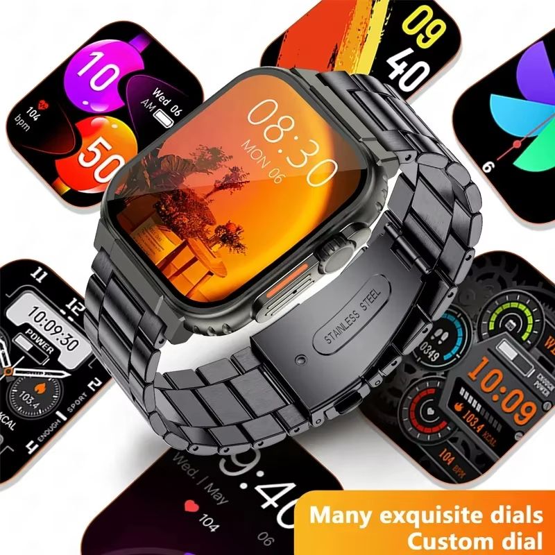 New Bluetooth Call Smart Watch Men 600Mah Large Battery 100+ Sports Fitness Tracker Waterproof Women