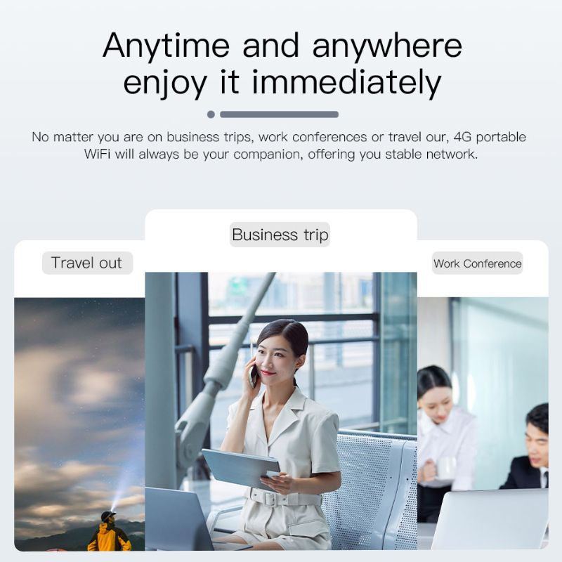 router Wireless lte wifi modem Sim Card 4G Router MIFI pocket hotspot 10 WiFi users built-in battery portable WiFi