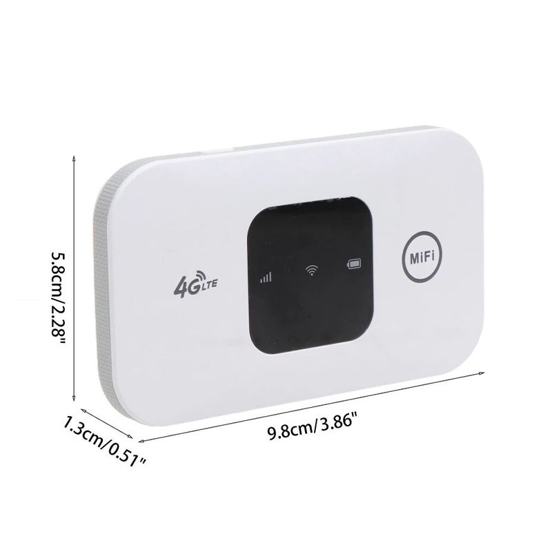 4G Lte Router MIFI Wireless Wifi 2100mAh Mobile Hotspot with SIM Card Slot Hotspot Pocket WIFI 150mbps For Outdoor Home Office Travel