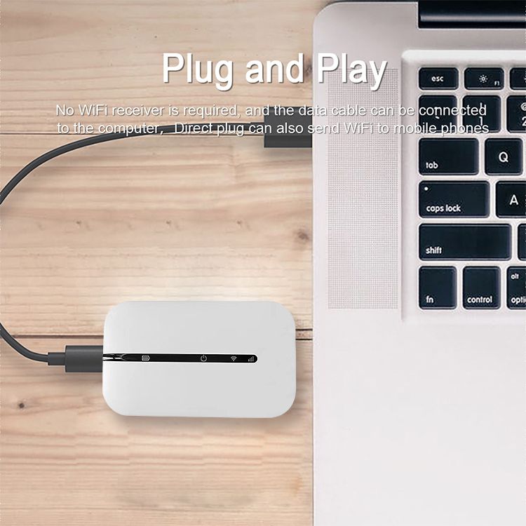 4G LTE Router MIFI Wireless 150Mbps Modem Stick Portable Wireless High-speed WiFi Adapter 4G Card Router for Home Office With Sim Card Slot