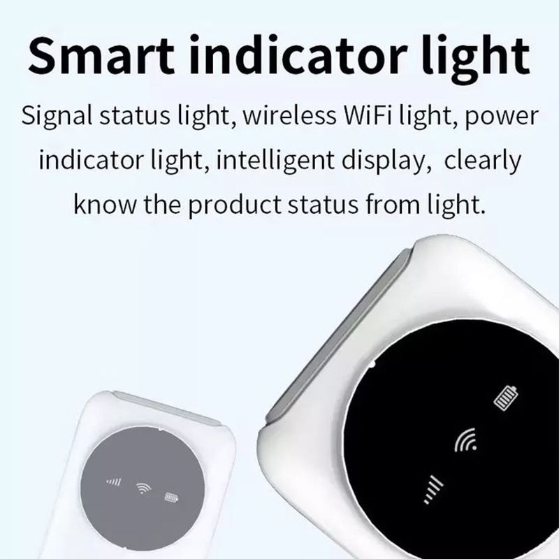 Pocket Hotspot Portable 4G Wireless Router MIFI 3200mAh Mobile Broadband 150Mbps Wide Coverage with SIM Card Slot 10 WiFi Users