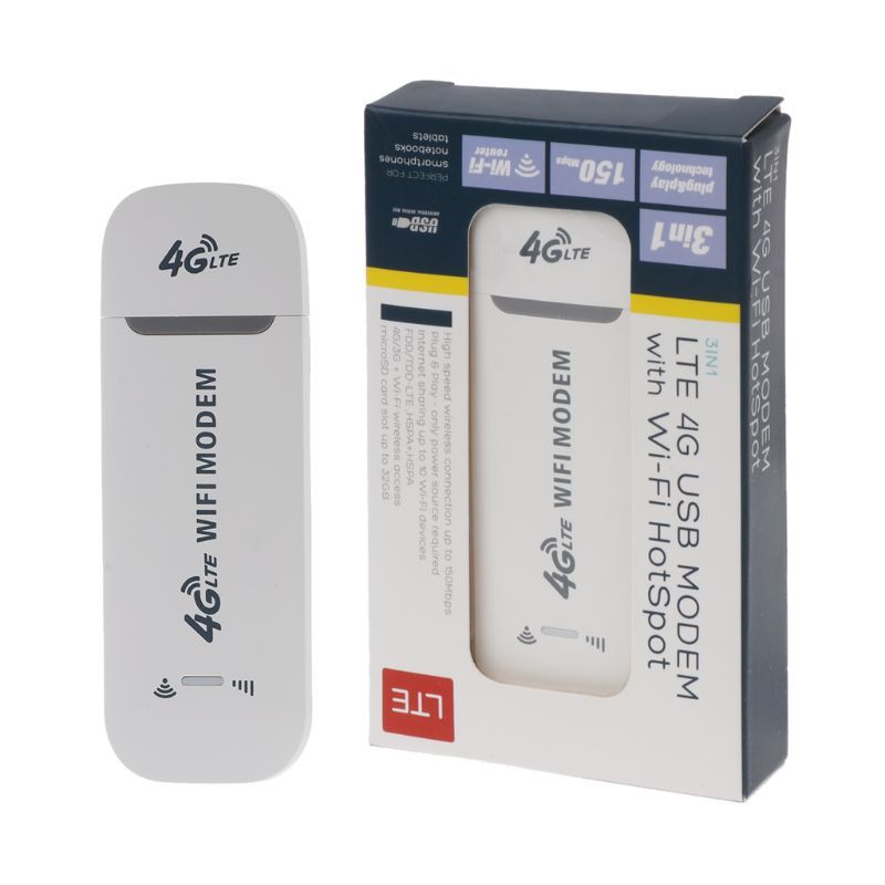 4G LTE USB MIFI/UFI 150Mbps Modem Stick Portable Wireless WiFi Adapter 4G Card Router for Home Office 4G USB Modem