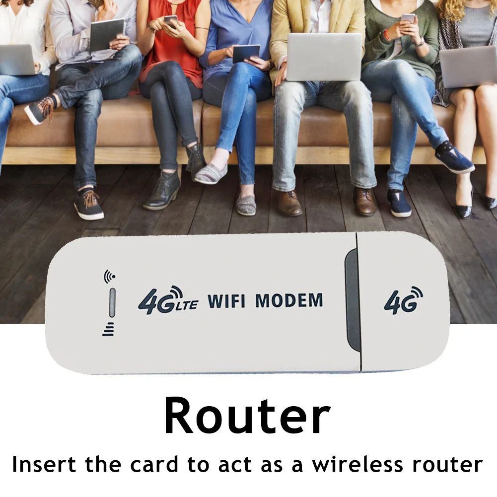 4G LTE USB MIFI/UFI 150Mbps Modem Stick Portable Wireless WiFi Adapter 4G Card Router for Home Office 4G USB Modem
