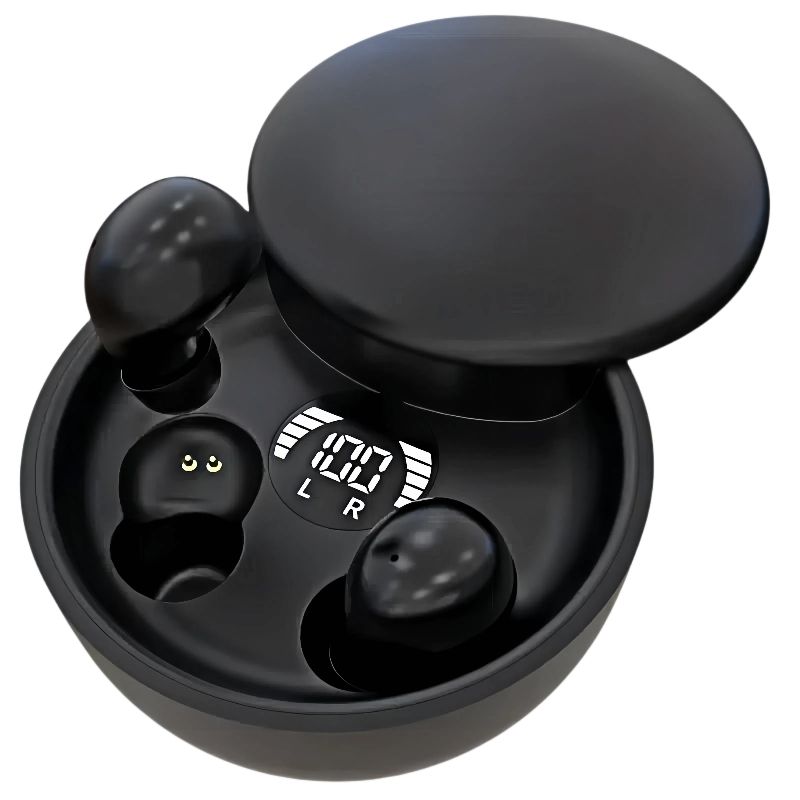 SK26 Bluetooth 5.4 Wireless Earphones Small Earbuds Sleeping Sport Invisible Headphones Bass Sound Quality Headset Sliding Cover