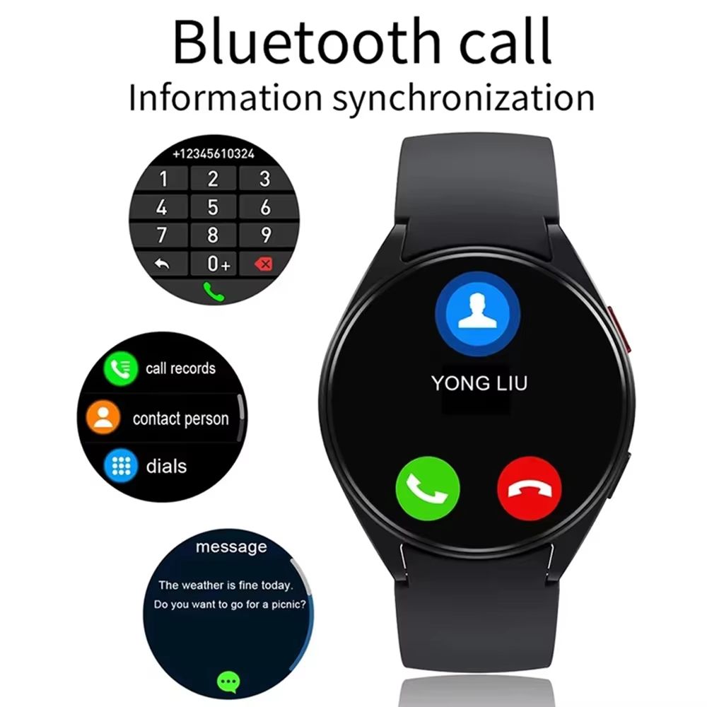 Smart Watch Men 360*360 HD Screen Watches Men GPS Tracker Bluetooth Call Heart Rate SmartWatch For Andoird Iphone Huawei