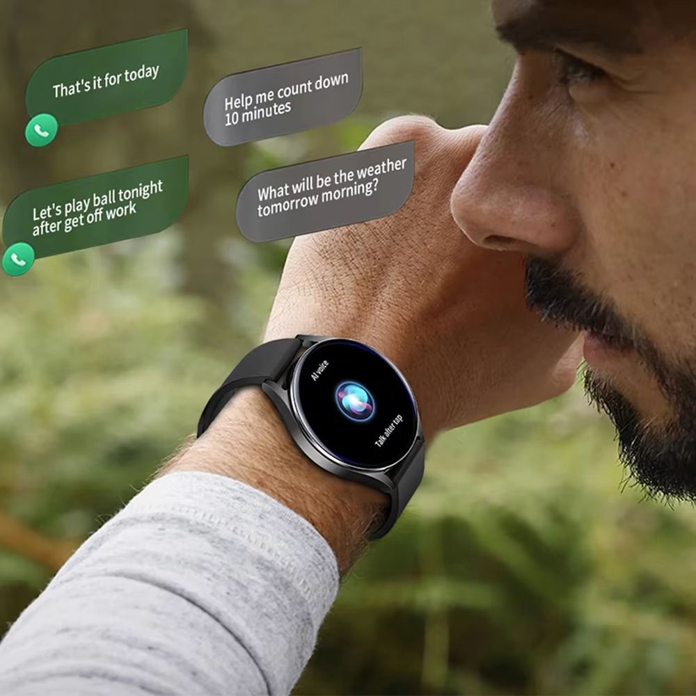 Smart Watch Men 360*360 HD Screen Watches Men GPS Tracker Bluetooth Call Heart Rate SmartWatch For Andoird Iphone Huawei