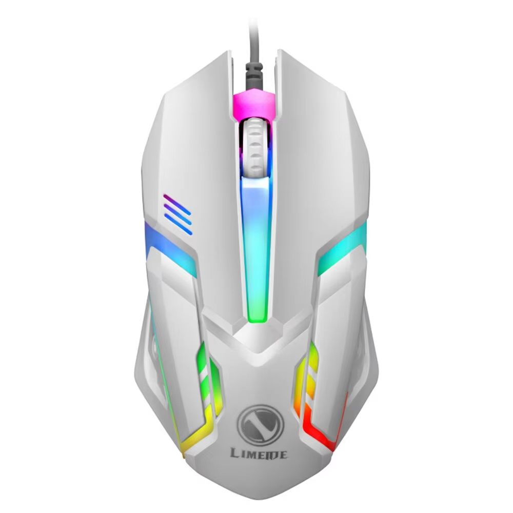 E-Sports LED Luminous Backlit Wired Mouse USB Wired For Desktop Laptop Mute Office Computer Gaming Mouse
