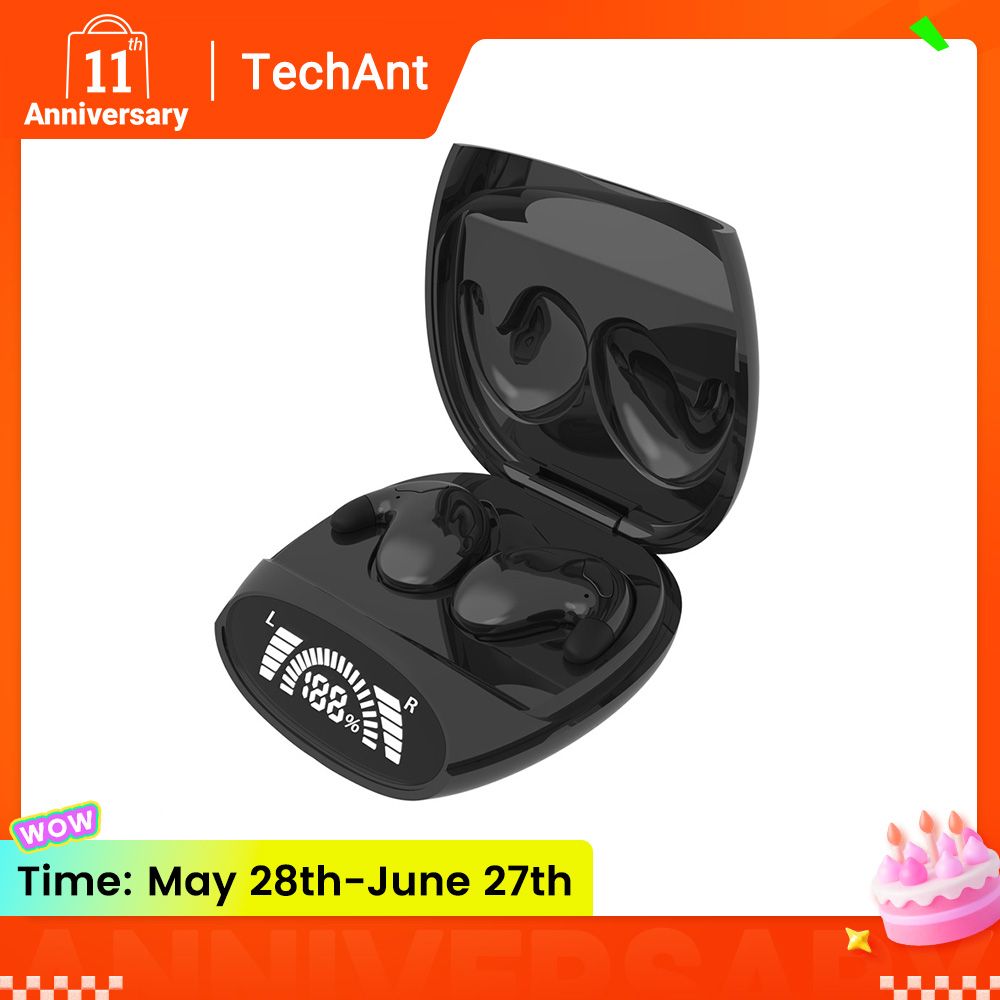 Sleep Invisible Earbuds Tiny Mini Headphones Hidden Noise Cancelling TWS Wireless Headsets Sports Stereo Bluetooth 5.3 Earphone