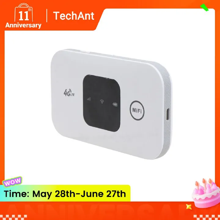 4G Lte Router MIFI Wireless Wifi 2100mAh Mobile Hotspot with SIM Card Slot Hotspot Pocket WIFI 150mbps For Outdoor Home Office Travel