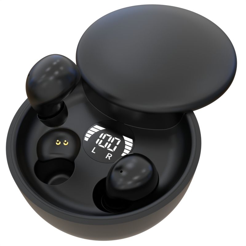 SK26 Bluetooth 5.4 Wireless Earphones Small Earbuds Sleeping Sport Invisible Headphones Bass Sound Quality Headset Sliding Cover