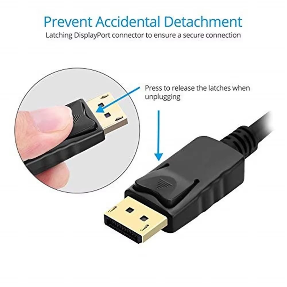 1080P DisplayPort DP to HDMI-compatible Adapter Converter Display Port Male DP to Female HD TV Cable Adapter Video Audio For PC TV