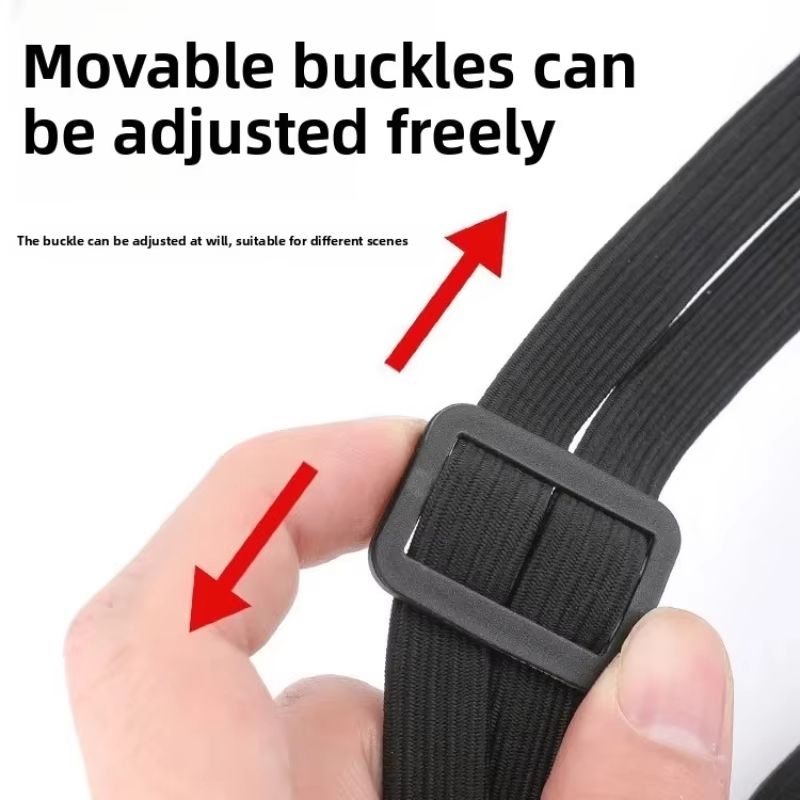 60CM/90CM Motorcycle Helmet Straps Luggage Retractable Elastic Rope Fixed Strap Moto Helmet Luggage Net Motorcycle Accessories