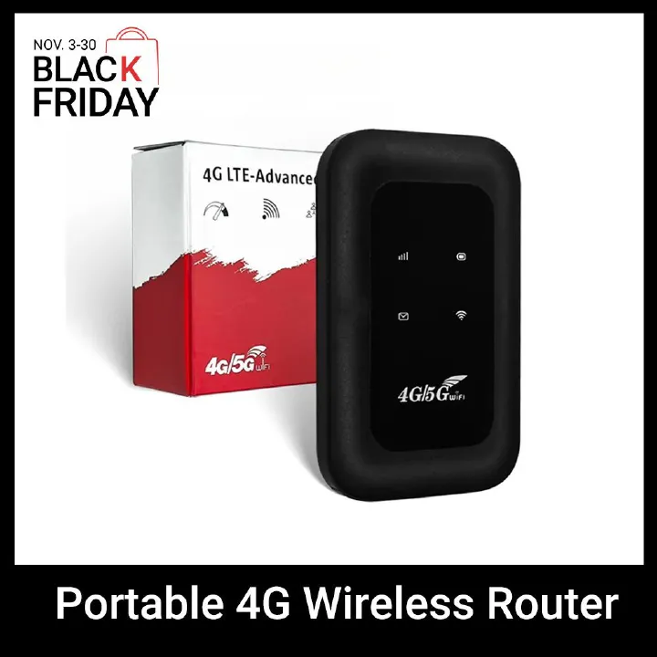 FM800 4G Lte WiFi Router Wireless 150Mbps Hotspot with SIM Card Slot Chip Portable Modem 2100mAh Mini Mobile Hotspot Plug & Play