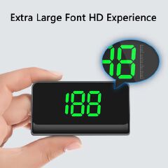 Digital Speedometer GPS HUD Plug And Play Head Up Display For all Cars Big Font KMH Windshield Projector Car Accessories