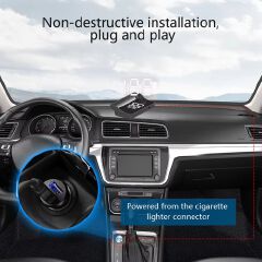 Digital Speedometer GPS HUD Plug And Play Head Up Display For all Cars Big Font KMH Windshield Projector Car Accessories