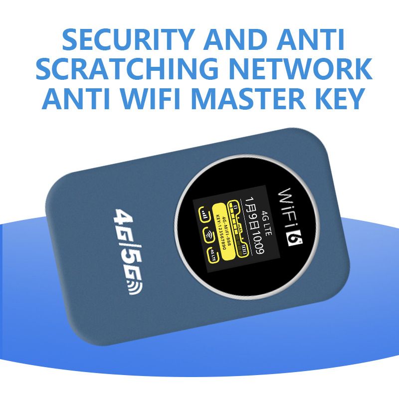 4G LTE Router Portable Wireless WiFi Router Modem 3000mAh 150Mbps Mobile Hotspot Broadband Wide Coverage with SIM Card Slot
