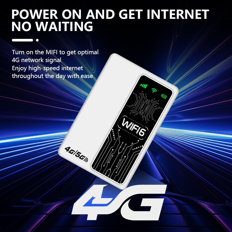 M20 Portable MIFI Portable LTE Router Mobile WiFi6 Wireless WiFi Power Bank 4G Router