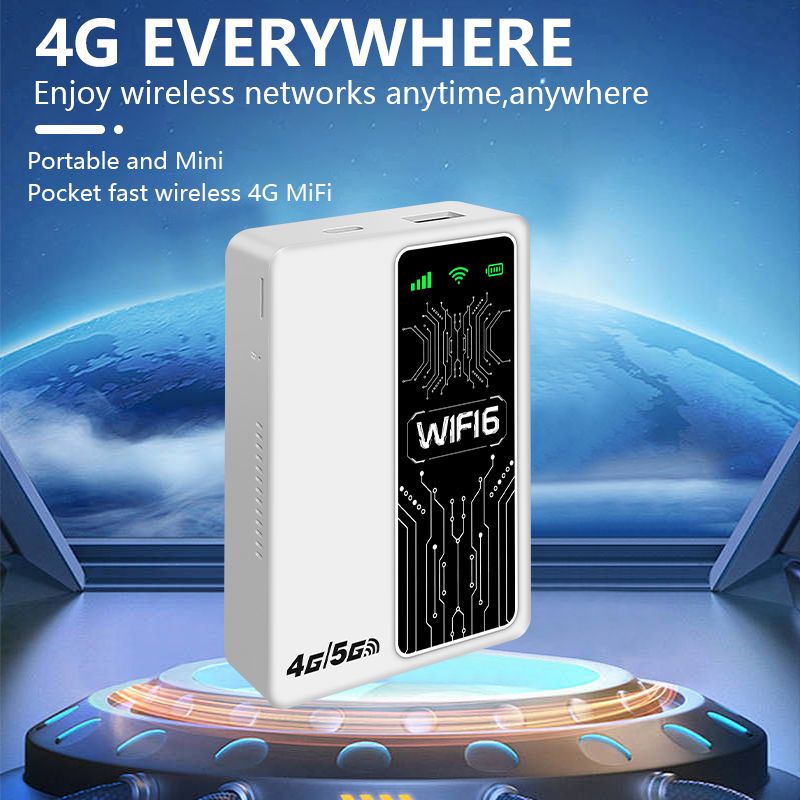 M20 Portable MIFI Portable LTE Router Mobile WiFi6 Wireless WiFi Power Bank 4G Router