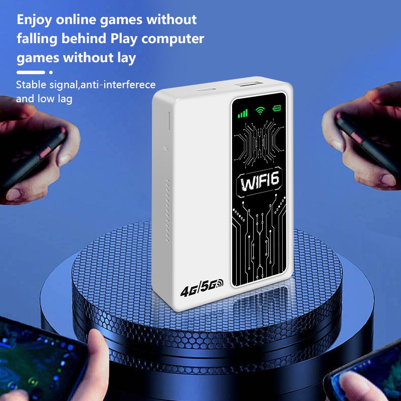 M20 Portable MIFI Portable LTE Router Mobile WiFi6 Wireless WiFi Power Bank 4G Router