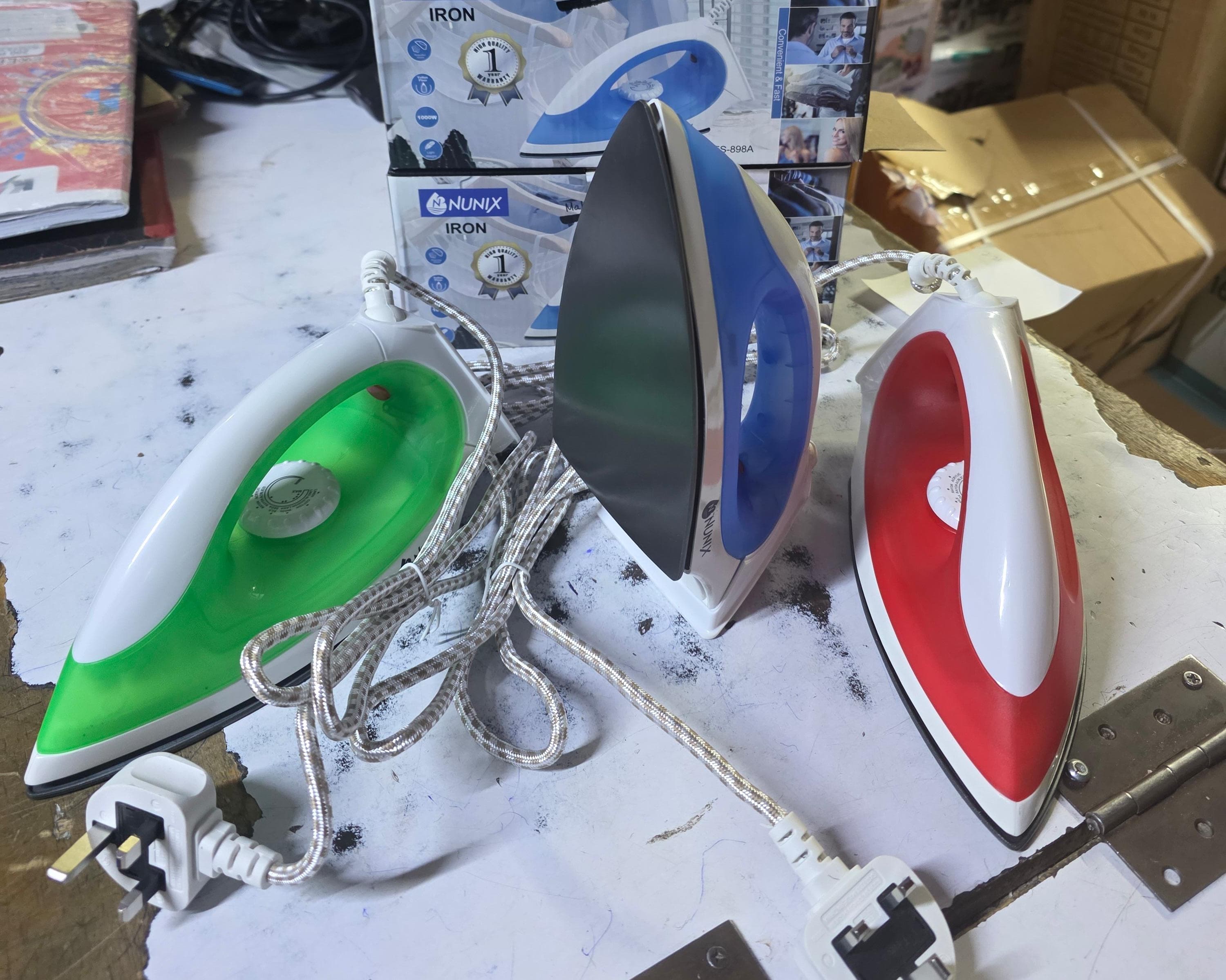 Nunix Easily Portable Dry Iron Box - White And Blue