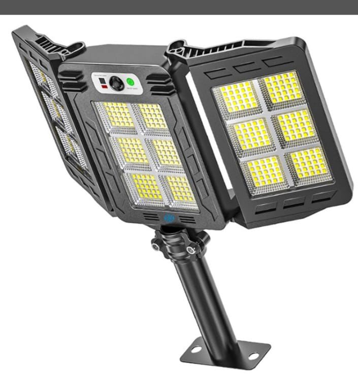 *300W Foldable 3Heads Solar Smart Sensor Street Light*=🔥🔥