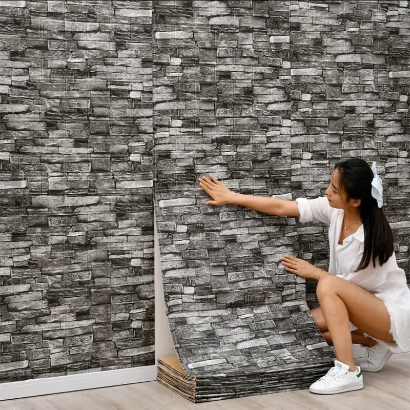 🎀CLEARLANCE PRICE😎PVC 70 By 77cm waterproof Self Adhesive Marble Contact Paper🎊Material -Pvc wallpaper
Application type -Self adhesive 
Removal type -Strippable
Washable