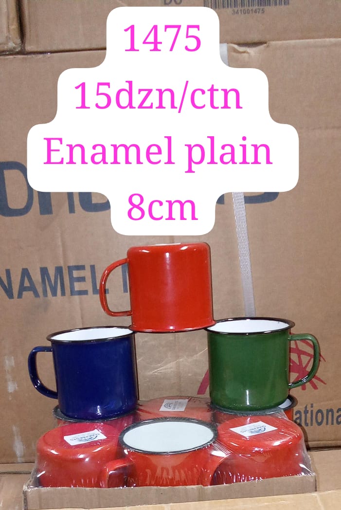 🎀RESTOCKED🤮Nice One Enamel Deco Mug 8cm 6pc📍Used as retro decor, camping mugs, adventure gifts or just to stare at in wanderlust!
Durable 
Small vintage enameled cups/camping mugs