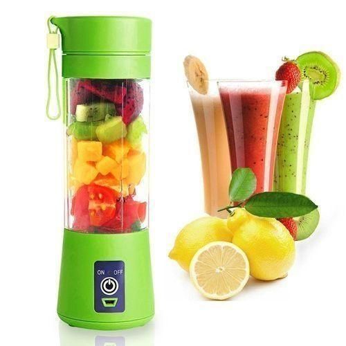 Rechargeable Portable Blender Juicer Cup / Electric Fruit Mixer / USB Juice Blender, Rechargeable,Blades In 3D For Superb Mixing, 380ml