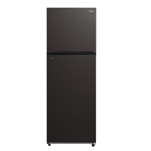 Midea 173L Double Door Fridge Direct Cool/MDRT237FGG28 -Black