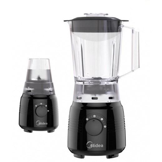 Midea 1.5L  2 in 1  Blender and Grinder 200ml-  600watts- BL2516A Black.