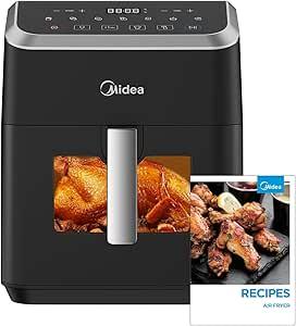 Midea 7L Air Fryer Digital Touch  -1500W Black MAD-740F2APK