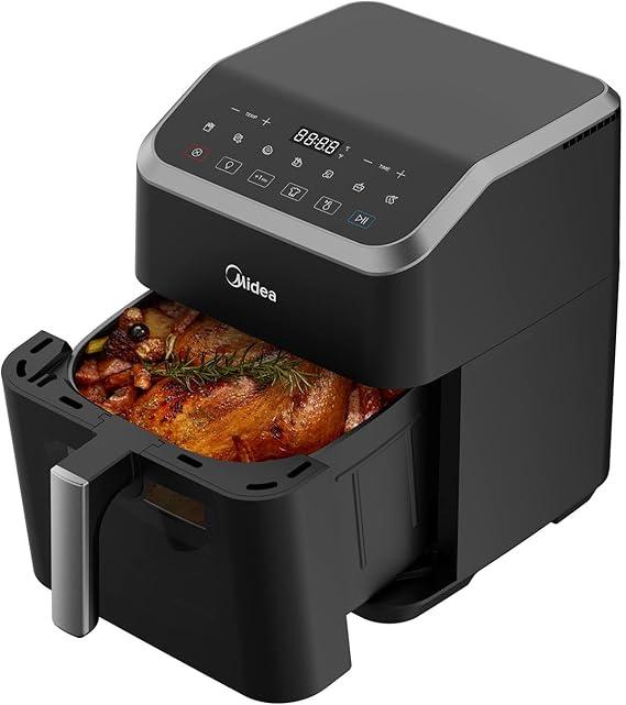 Midea 7L Air Fryer Digital Touch  -1500W Black MAD-740F2APK
