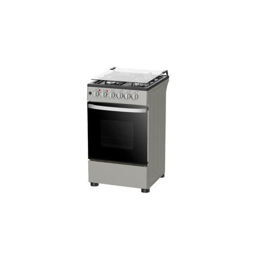Midea 3 Gas Burner + 1 Electric Cooker Free Standing With Oven 50E3G1H-SL  - Silver