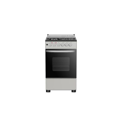 Midea 3 Gas Burner + 1 Electric Cooker Free Standing With Oven 50E3G1H-SL  - Silver