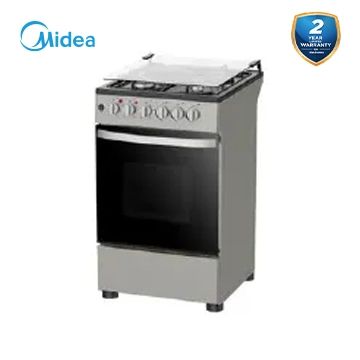 Midea 3 Gas Burner + 1 Electric Cooker Free Standing With Oven 50E3G1H-SL  - Silver
