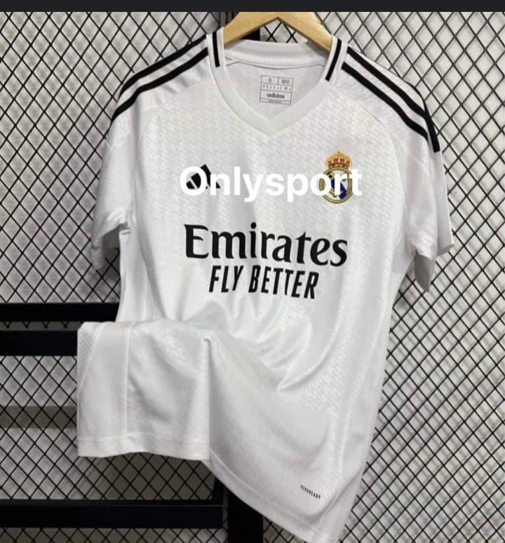 2024/2025 Best Quality New Season REAL MADRID Original Home Kit Football Jersey ; New Authentic Unisex Jersey