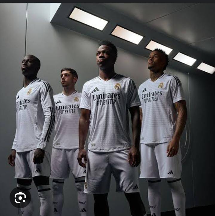 2024/2025 Best Quality New Season REAL MADRID Original Home Kit Football Jersey ; New Authentic Unisex Jersey