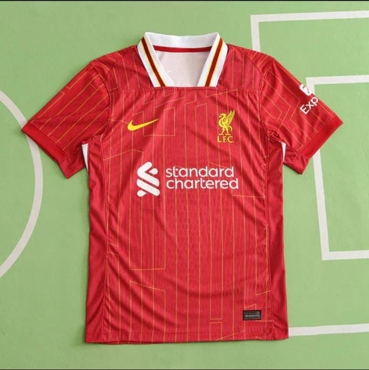 2024/2025 Best Quality New Season LIVERPOOL LFC Original HOME Kit Football Jersey ; New Authentic Unisex Jersey